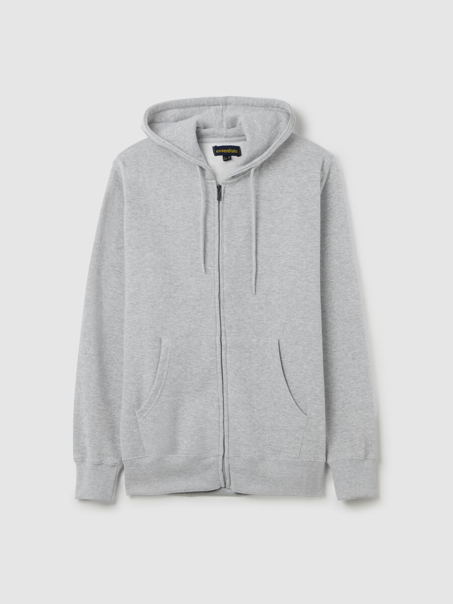 Essential full-zip sweatshirt with hood_4