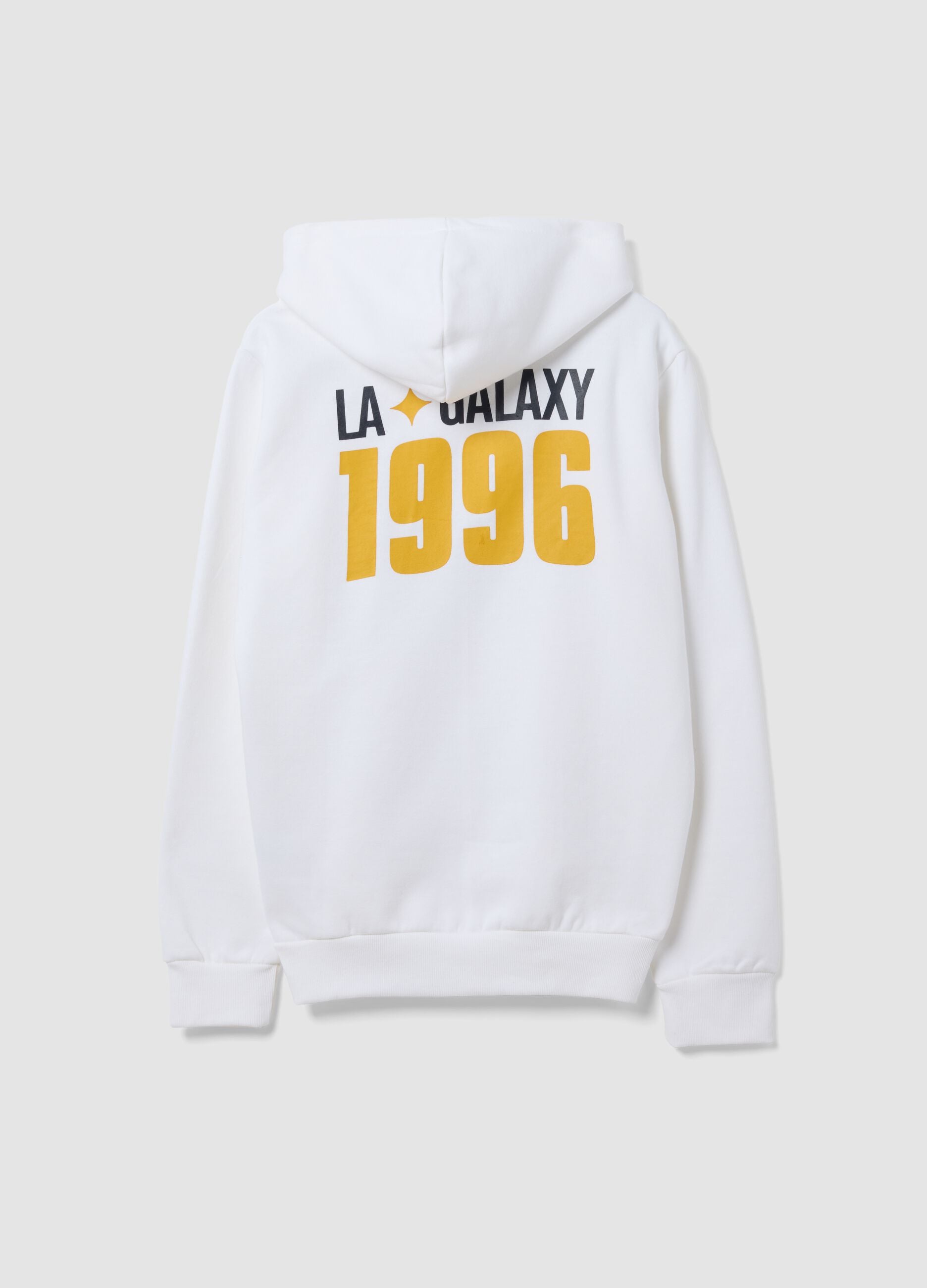 White LA Galaxy printed cotton-blend hoodie