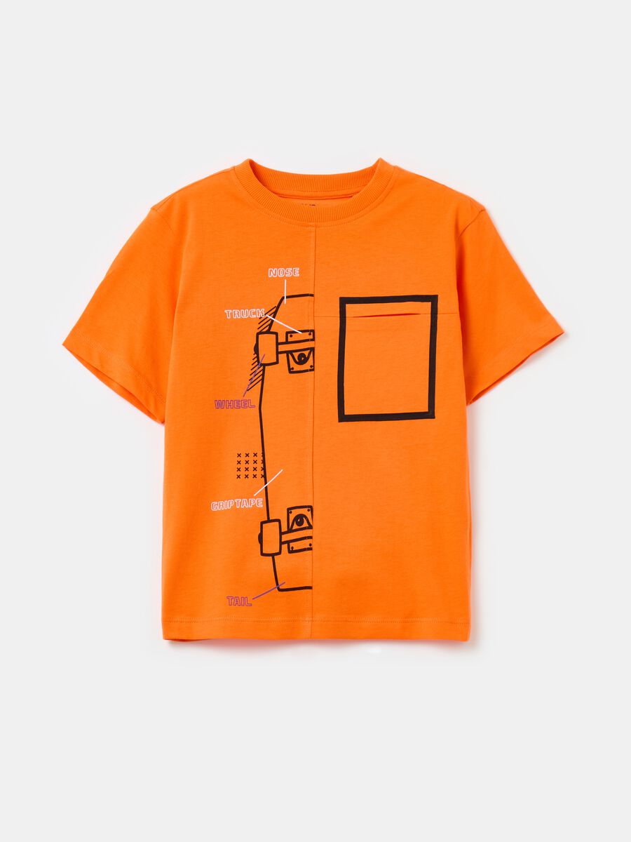 Printed cotton T-shirt_0