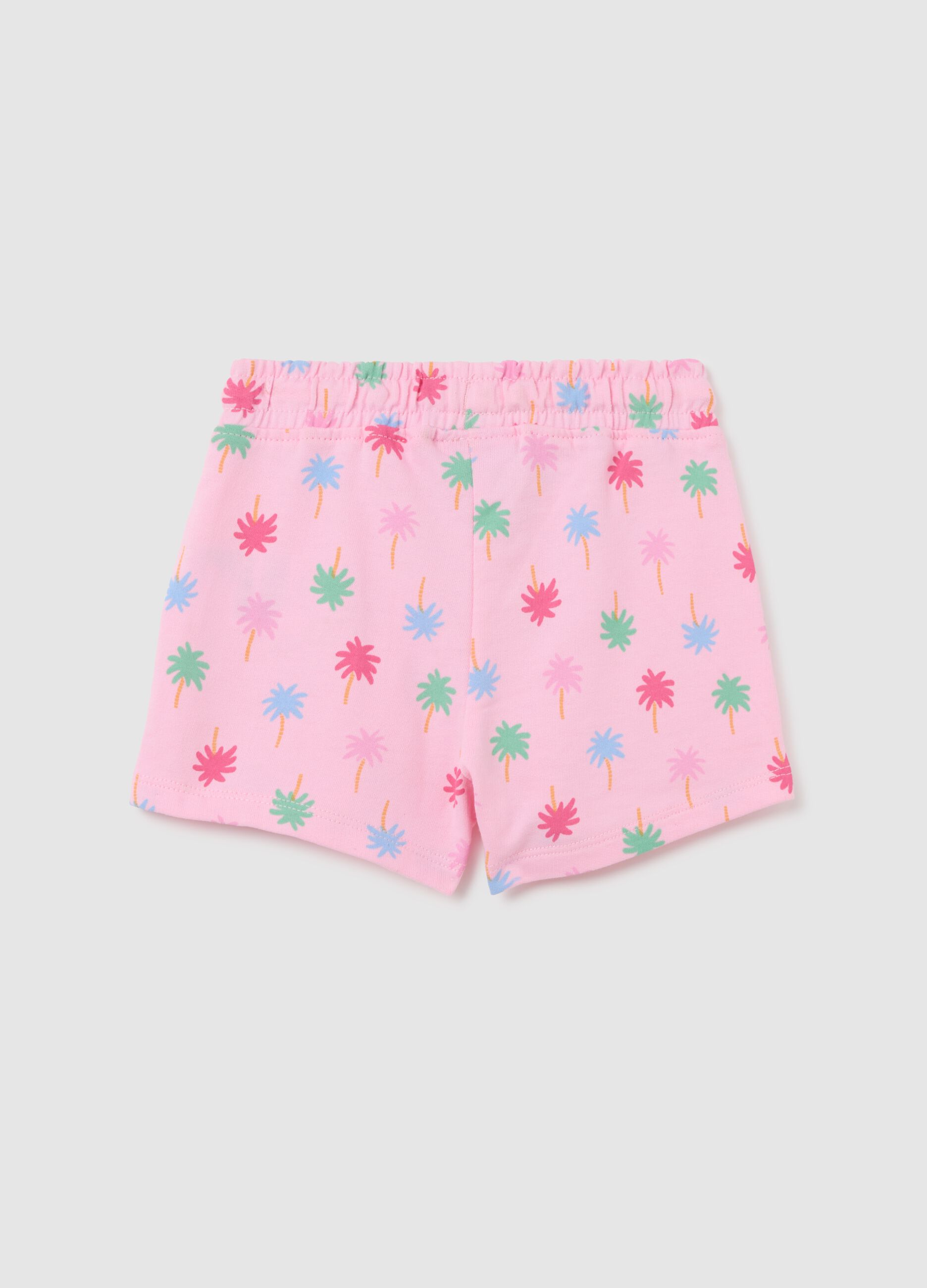 Baby girl shorts in pure cotton multicolor regular fit