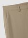 Beige slim fit trousers in stretch fabric_5