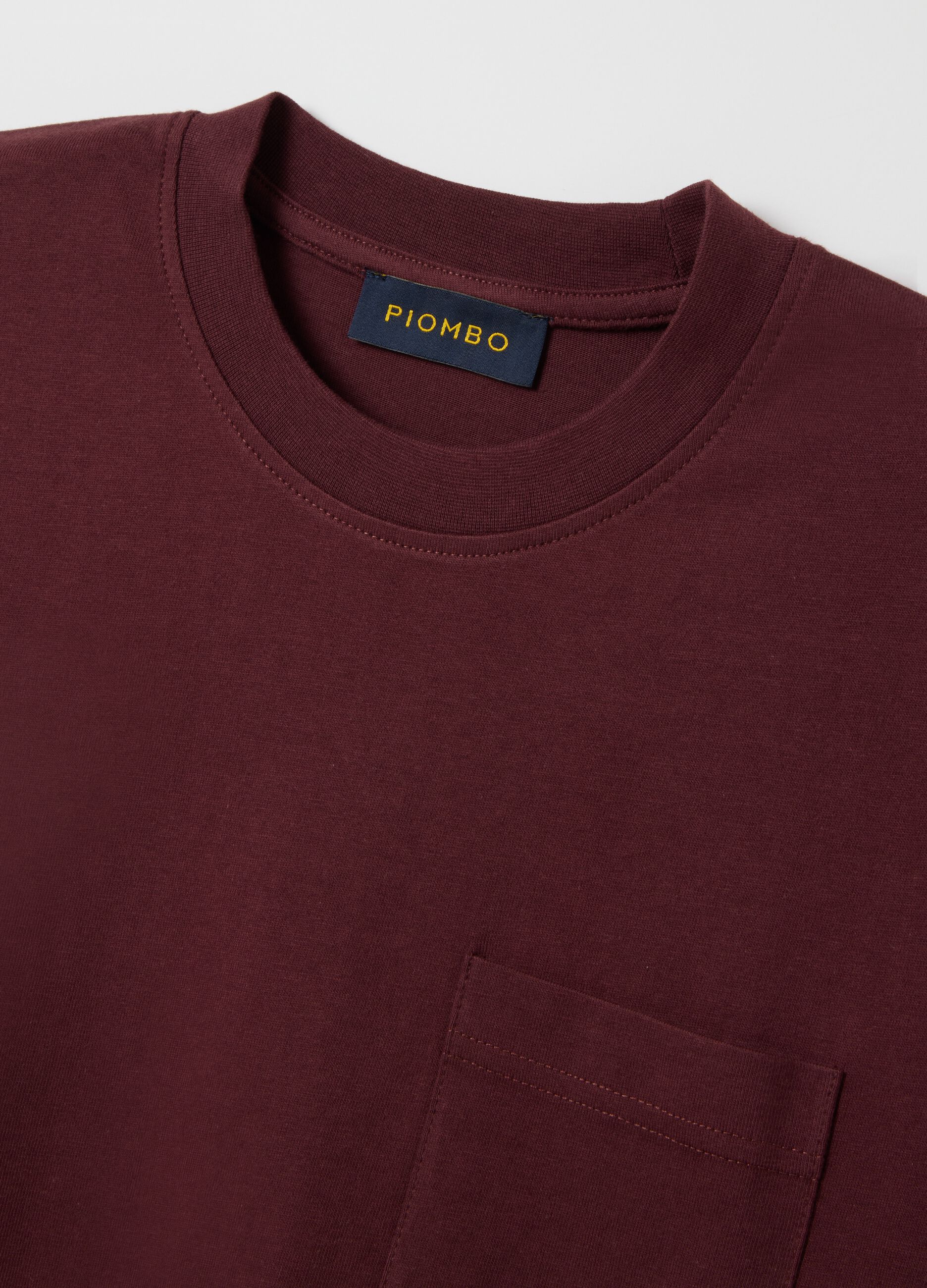 Relaxed Fit Red Pure Cotton T-shirt