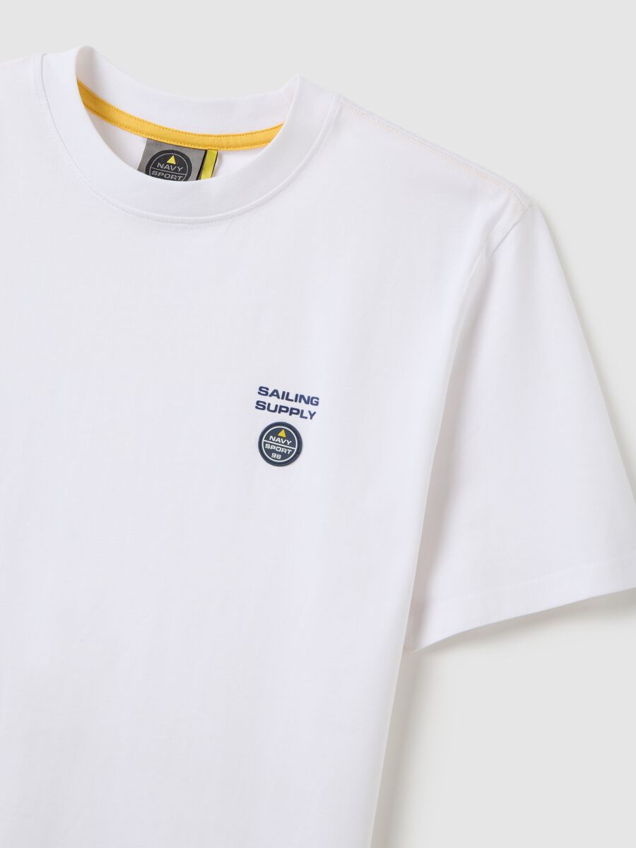 White pure cotton t-shirt_5