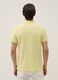 Yellow short-sleeve organic cotton polo shirt, regular fit_3