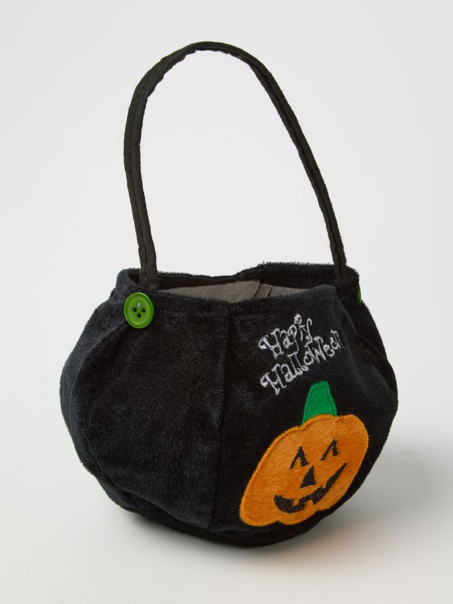 Black Bag with Pumpkin Print_2