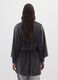Grey stretch chenille robe_2