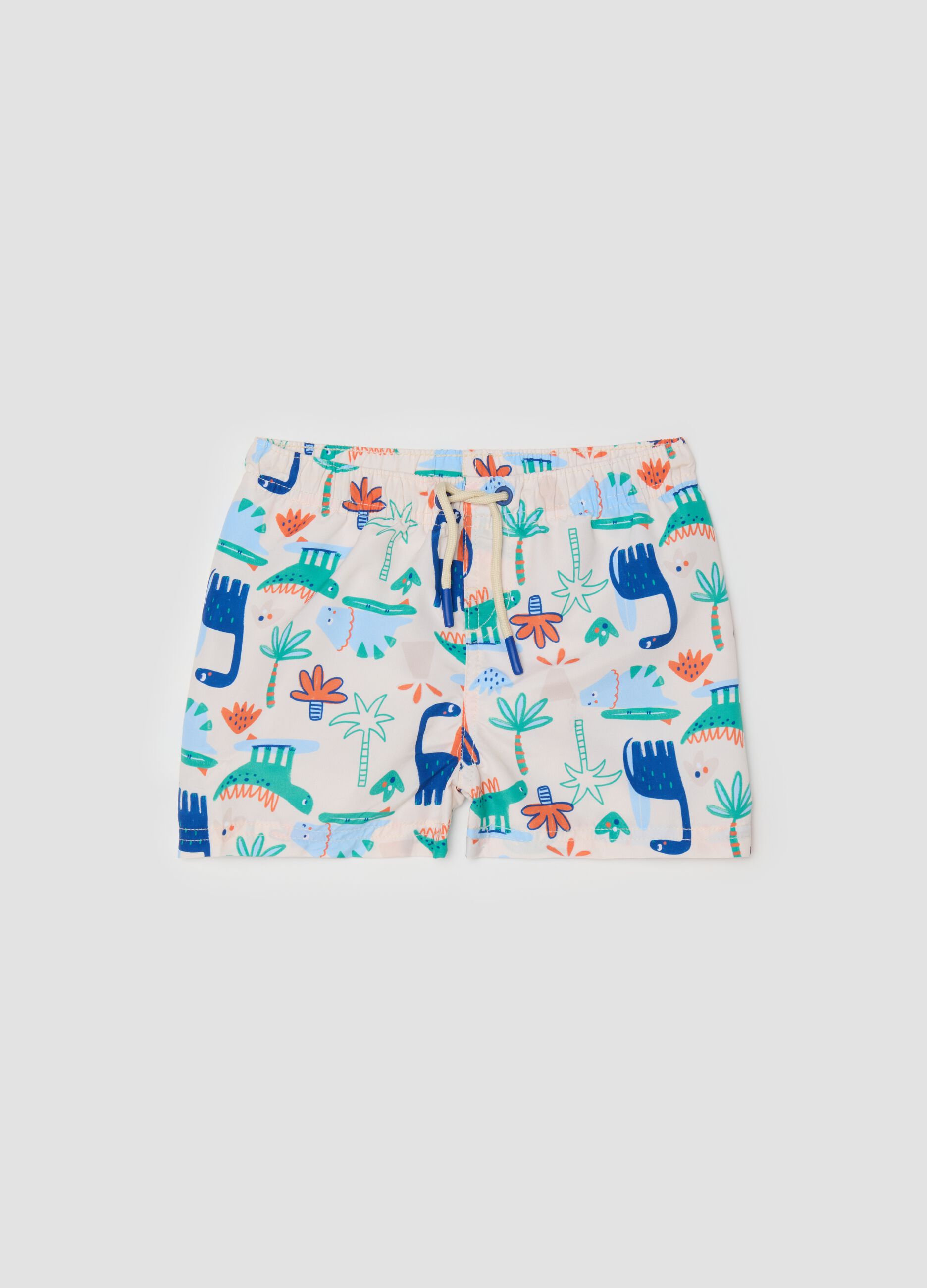 Children's multicolour regular fit swimwear with elasticated waist