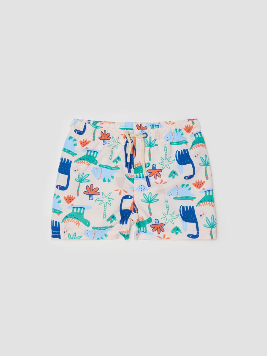 Children's multicolour regular fit swimwear with elasticated waist_0
