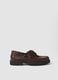 Men&rsquo;s brown leather casual lace-up shoes_0