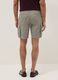 Grey pure cotton regular-fit cargo Bermuda shorts_2