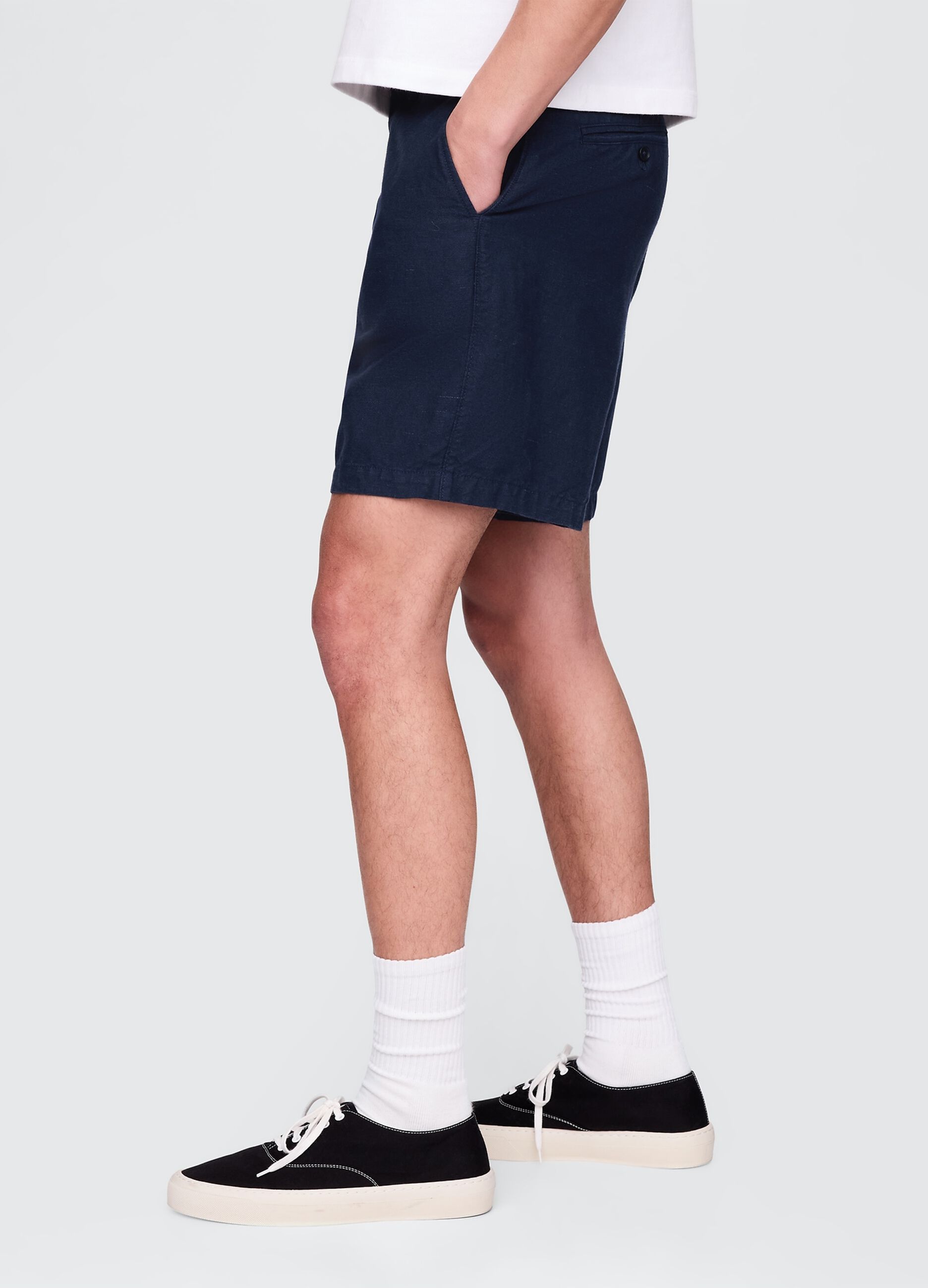 Blue Linen and Cotton Shorts by Gap