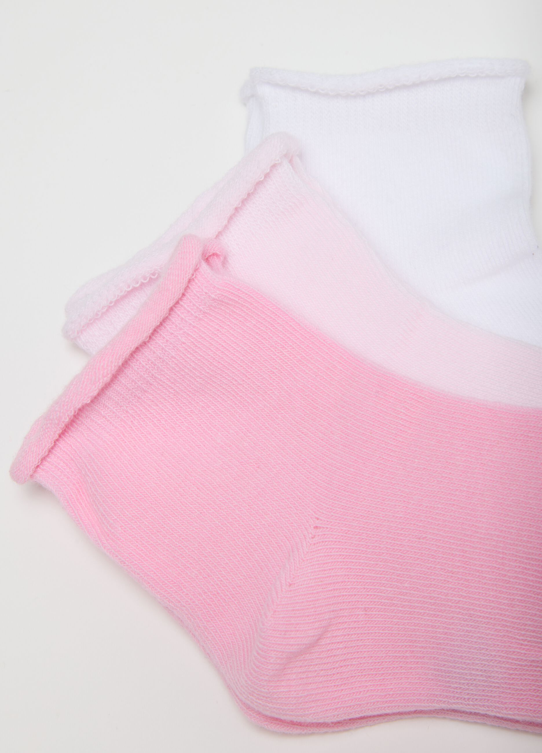 Girls' multicolour cotton multipack socks