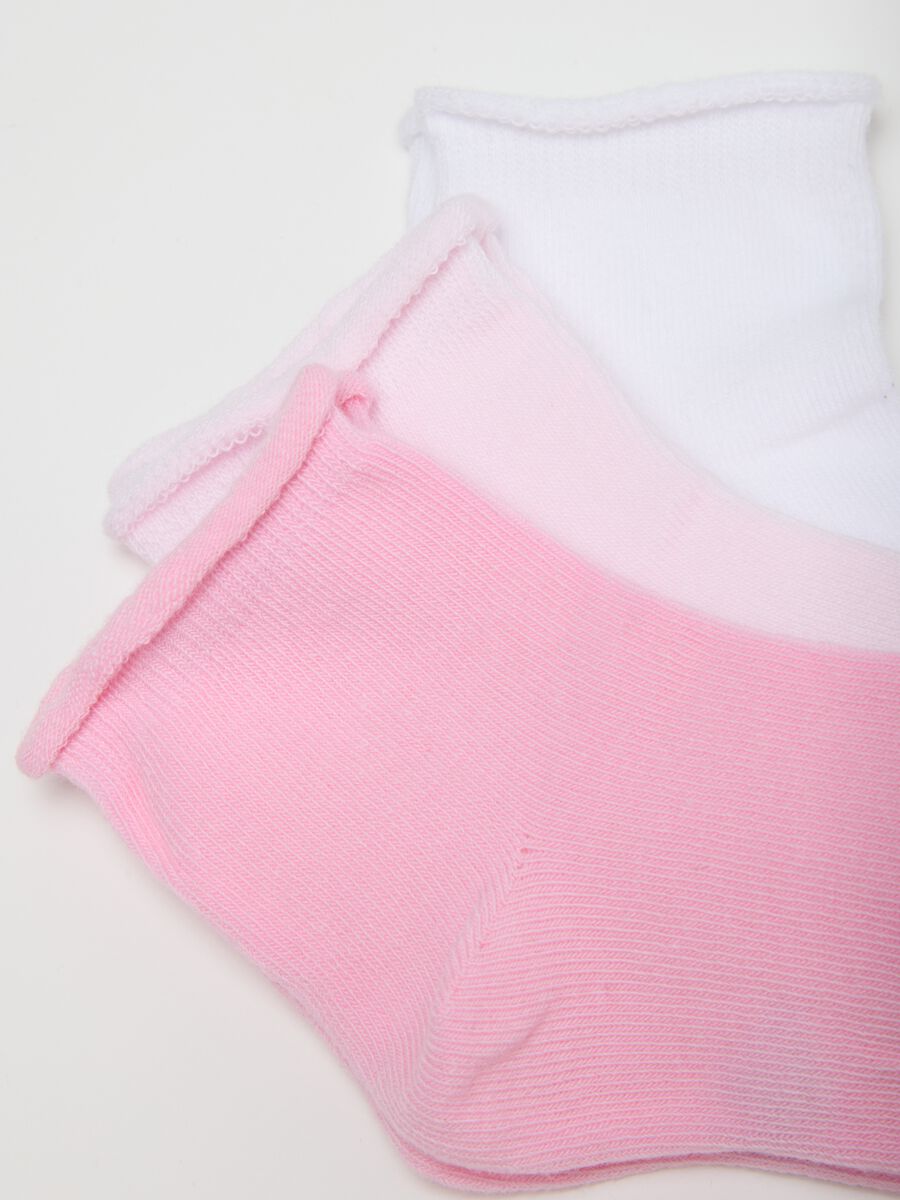 Girls' multicolour cotton multipack socks_2
