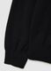 Black regular fit pure merino wool sweater_5