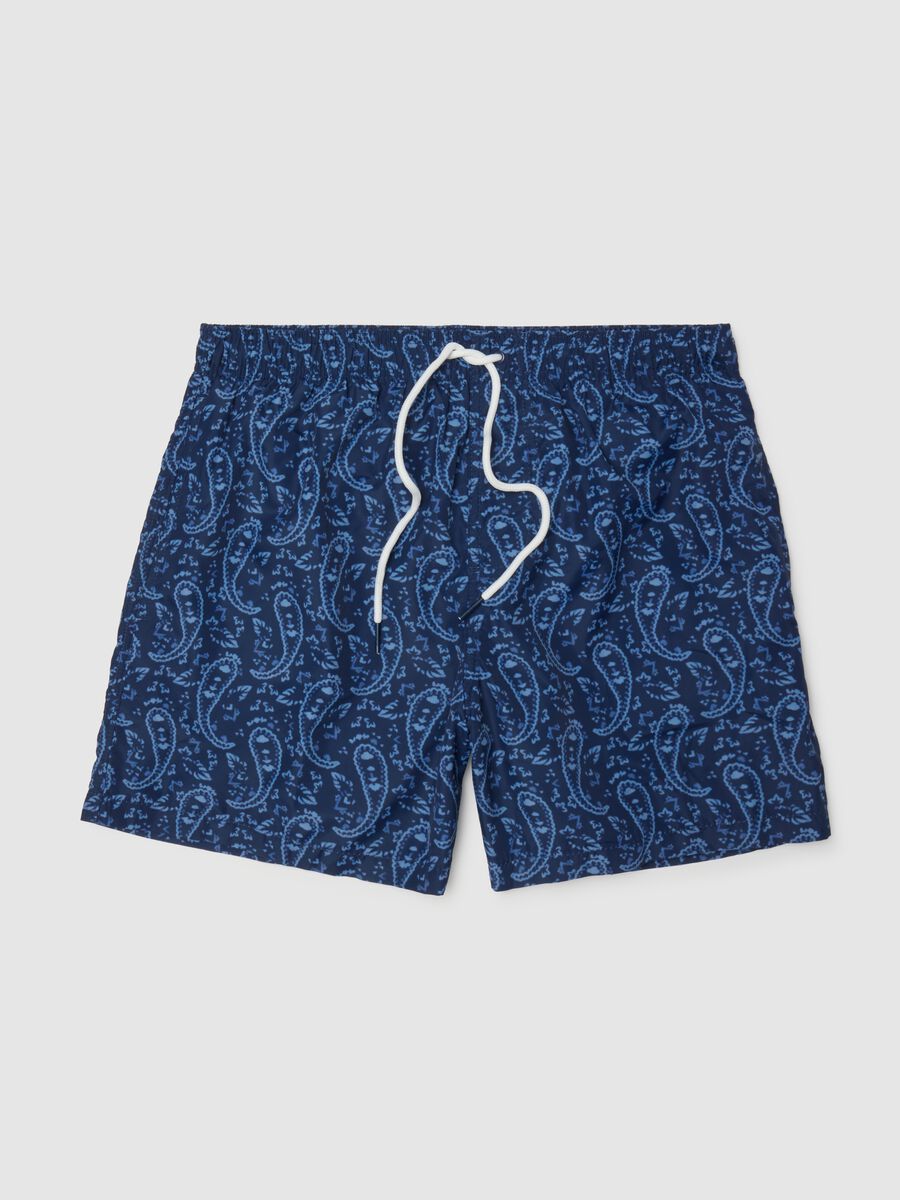 Costume da bagno da uomo in tessuto multicolor regular fit_0