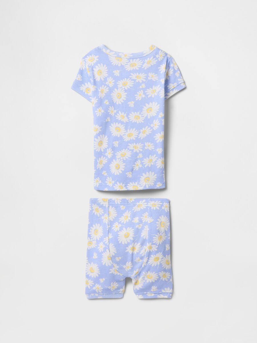 Summer Floral Pyjamas for Girls in Pure Cotton_1