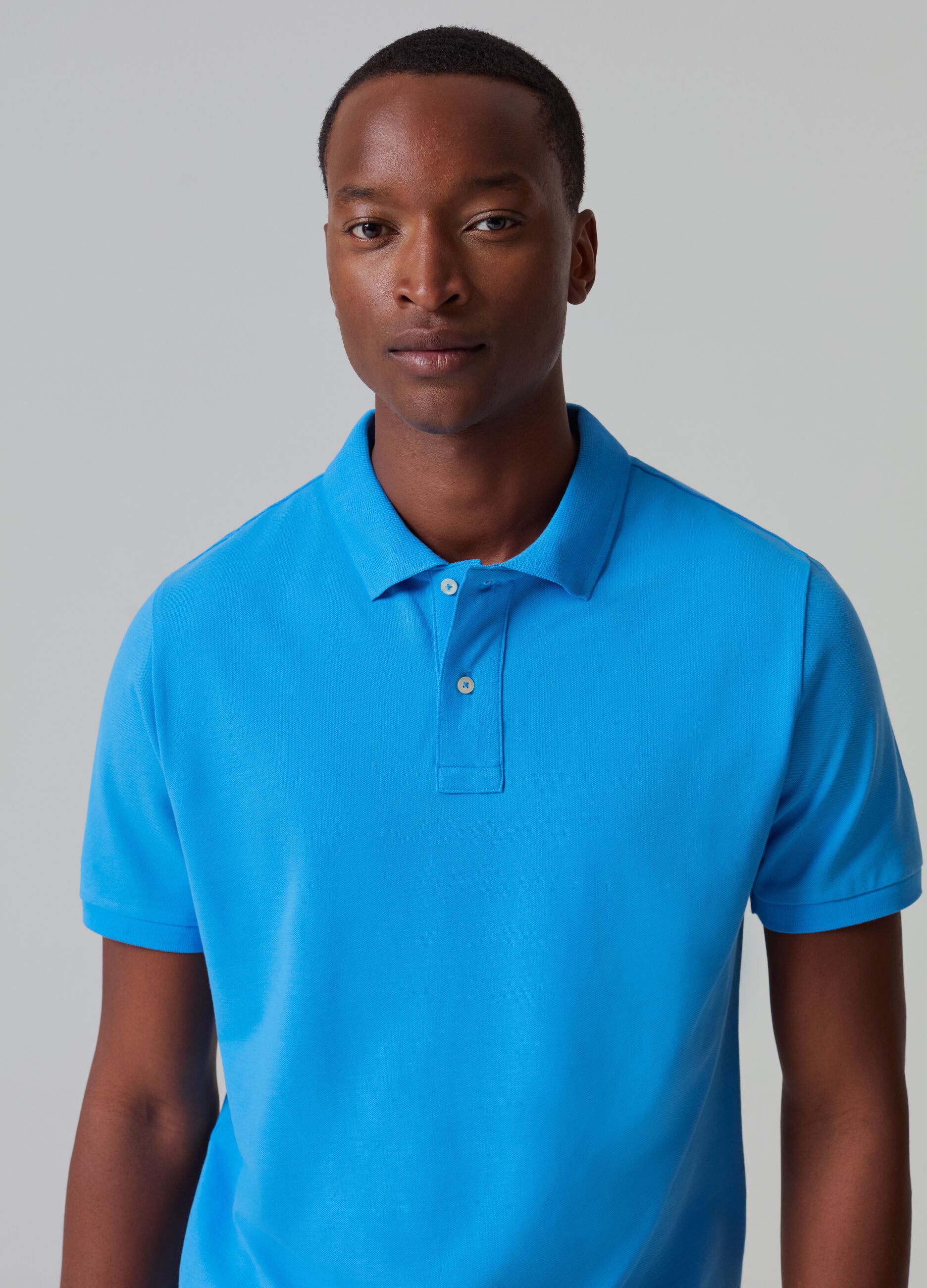 Polo in piquet di cotone Supima