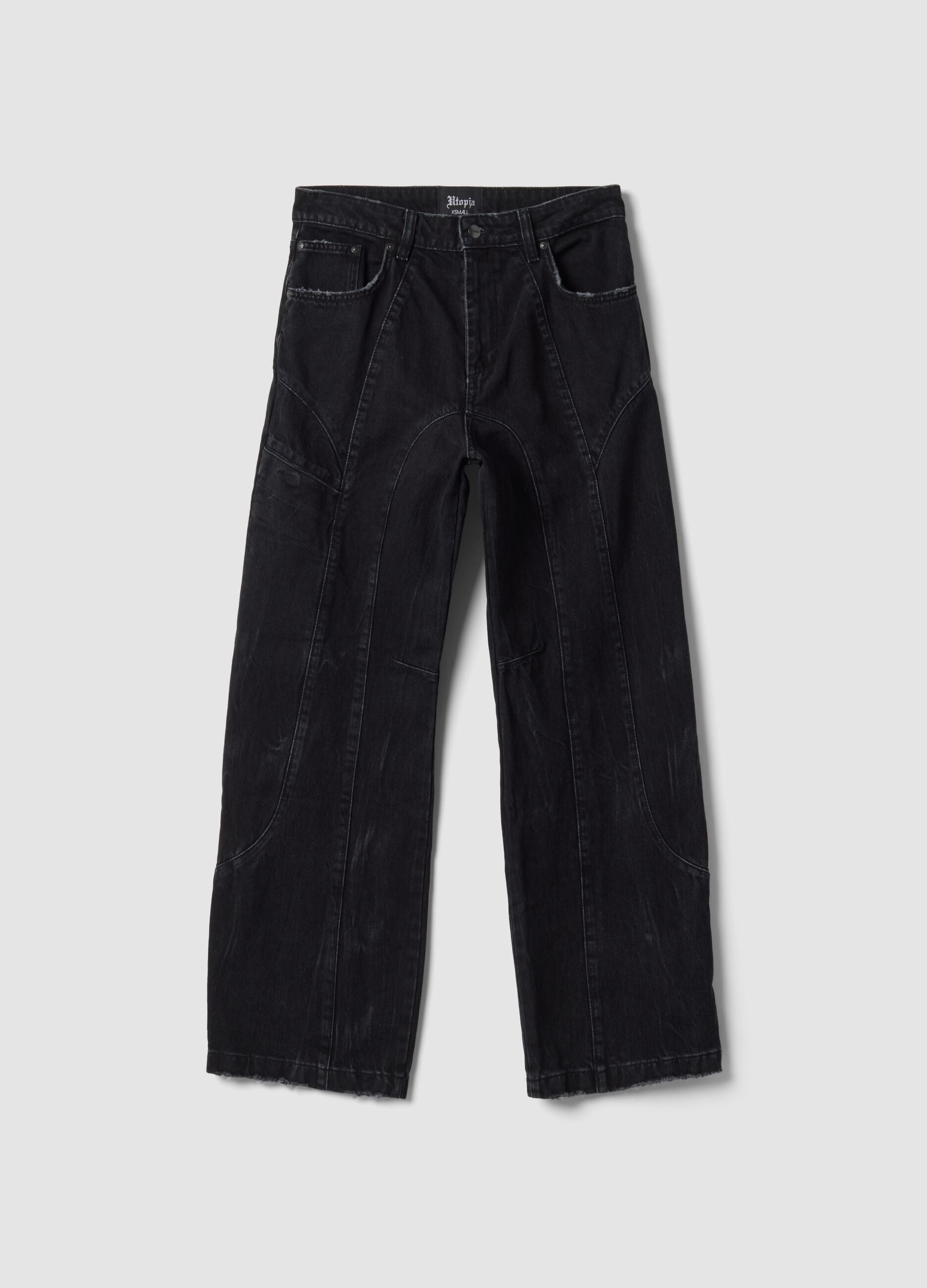 Baggy Denim Washed Black