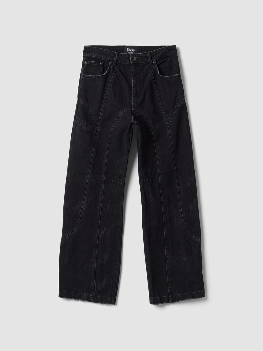 Baggy Denim Washed Black_0