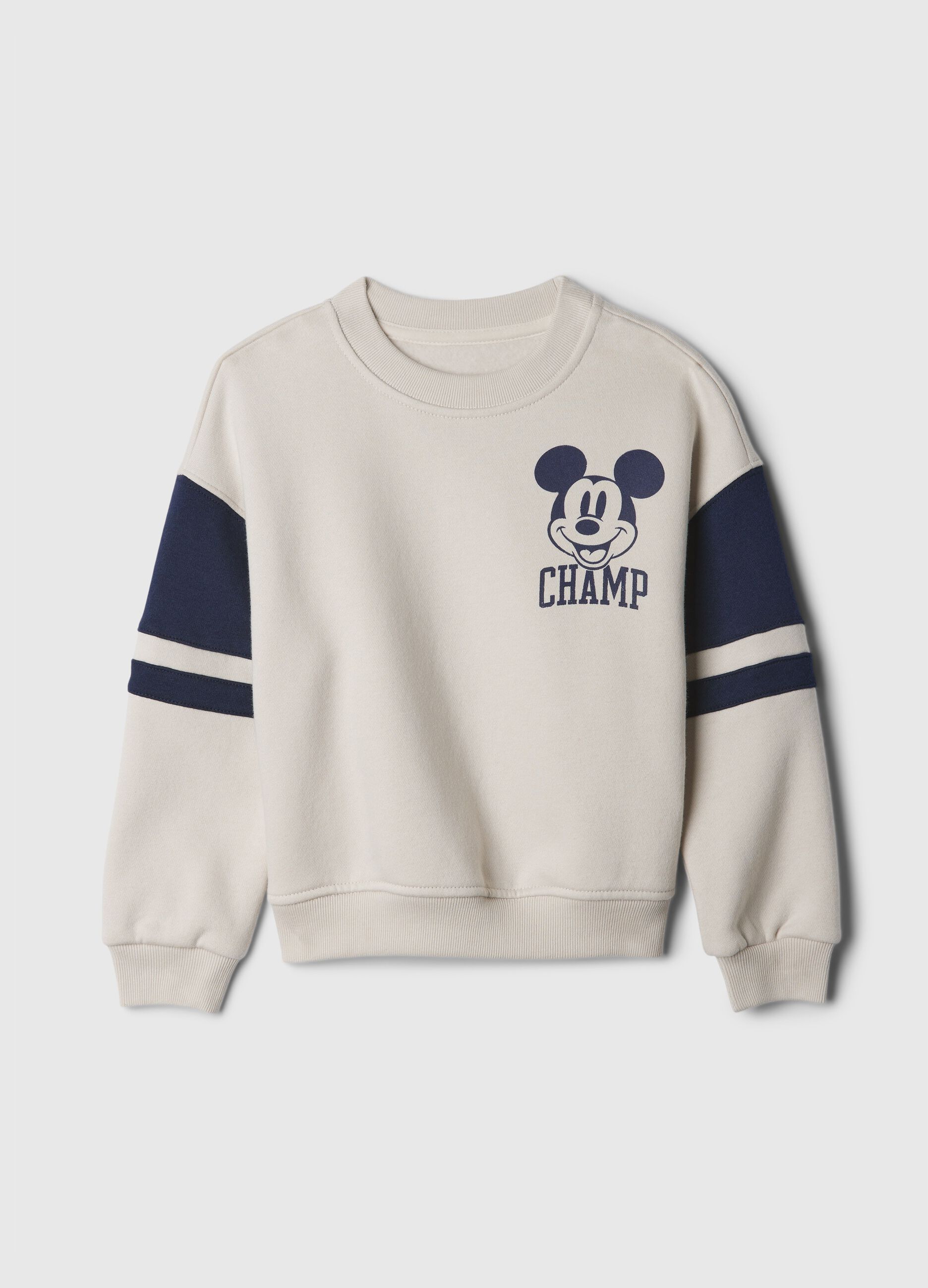 Cotton sweatshirt with Mickey Mouse print