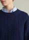 Ribbed pullover with cable-knit design_2
