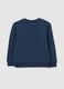 Children's sweatshirt in pure blue cotton regular fit_1