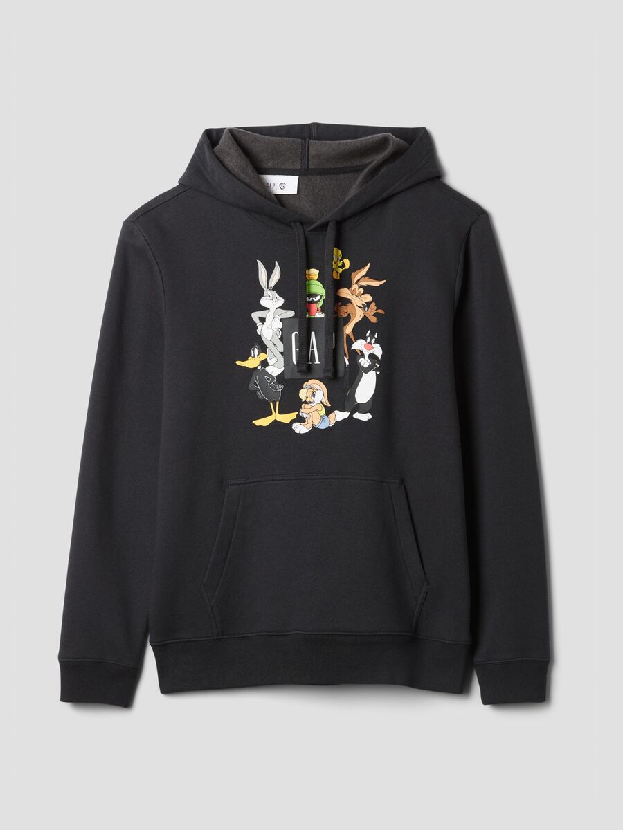 Sweatshirt with logo print and Looney Tunes characters_2