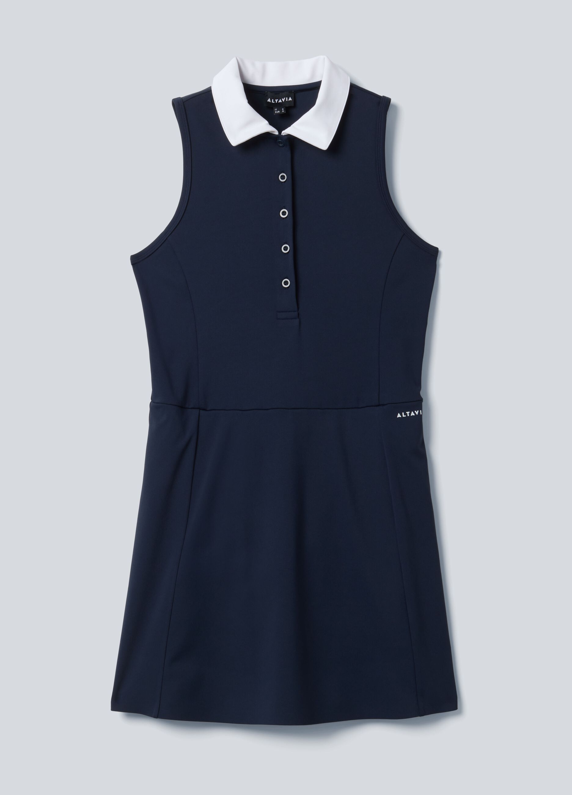 Blue ALTAVIA COURT sports dress in stretch technical fabric