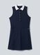 Blue ALTAVIA COURT sports dress in stretch technical fabric_4