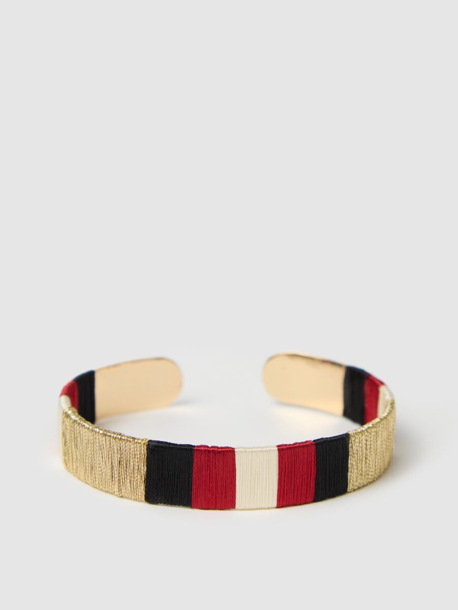 Solid striped colourblock bracelet_0