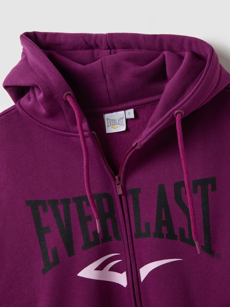 Purple cotton blend sweatshirt regular fit_1