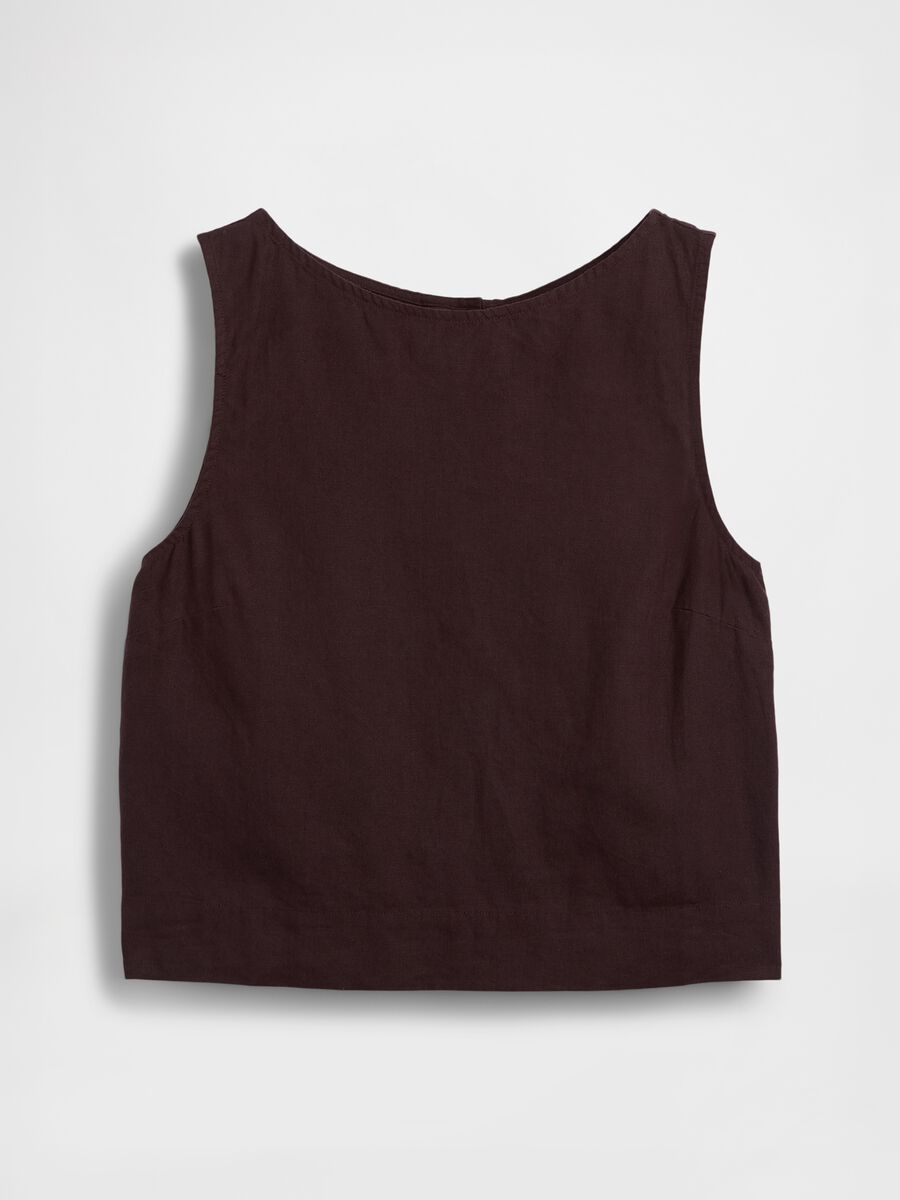 Linen-blend tank top_3