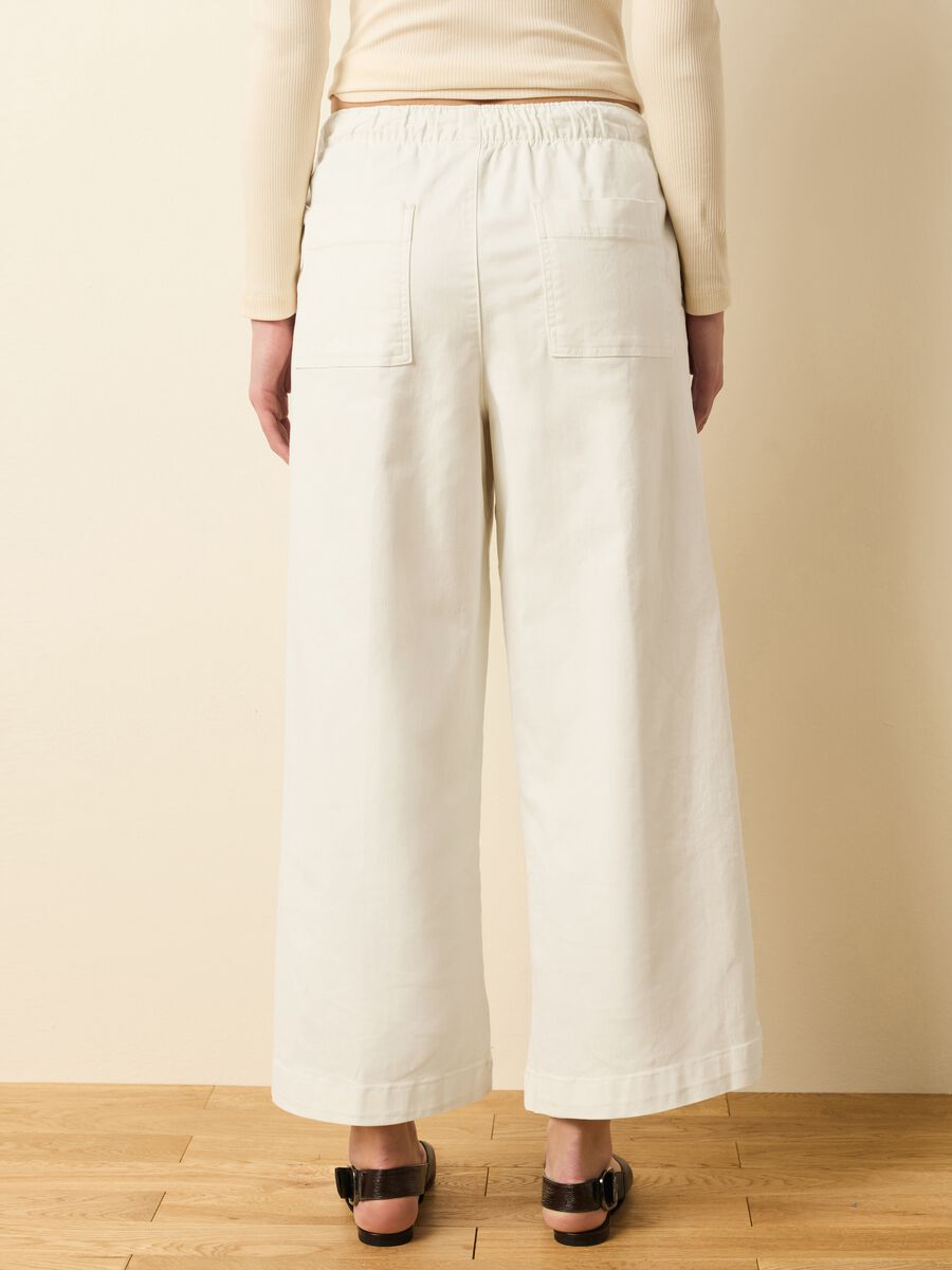 Wide-leg trousers in stretch cotton_3