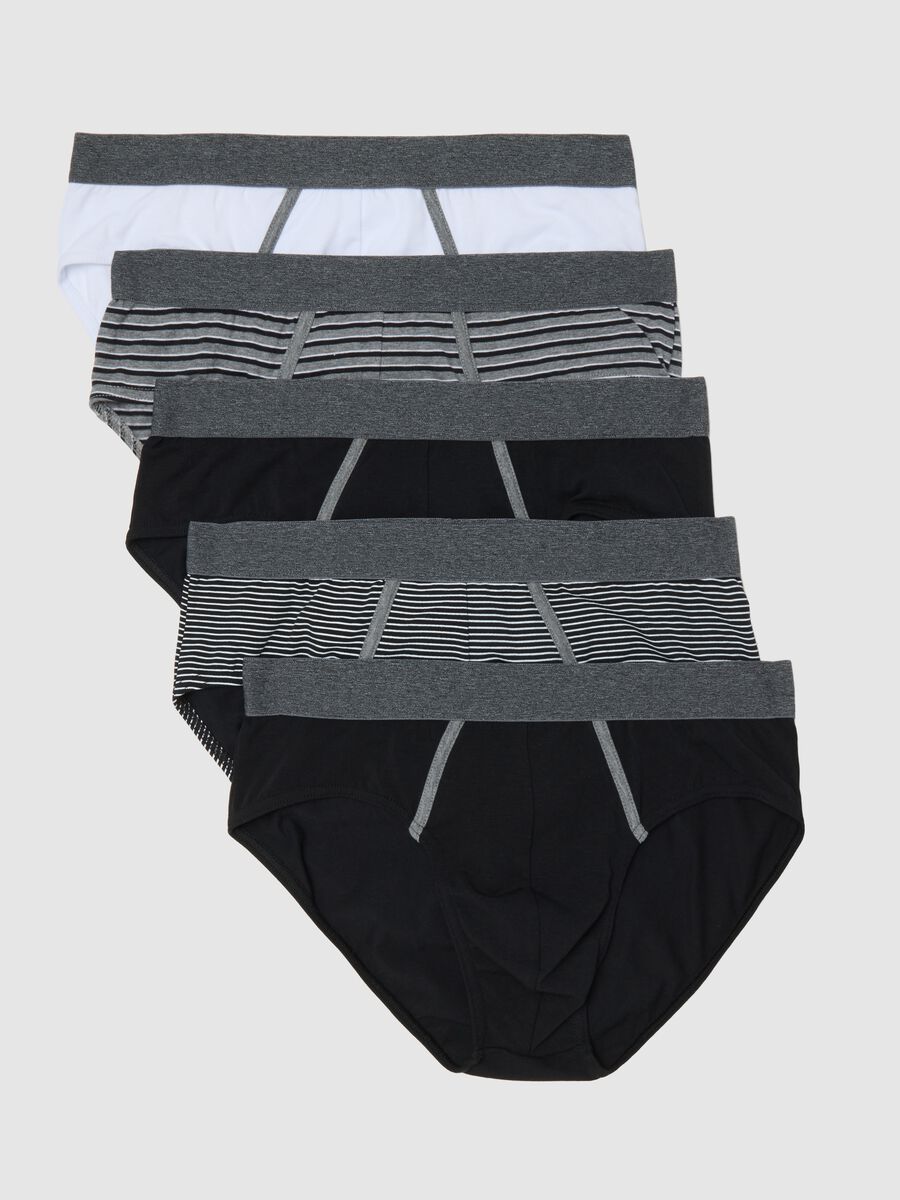Multipack Elasticated Cotton Multicolor Briefs_4