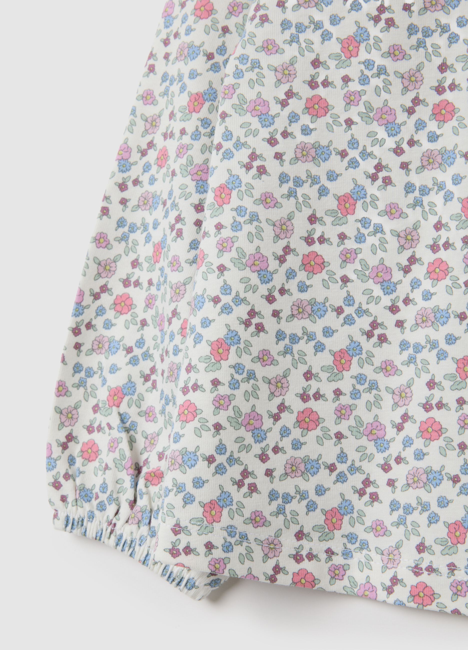 Girl's Regular Fit Multicolour Cotton Blouse