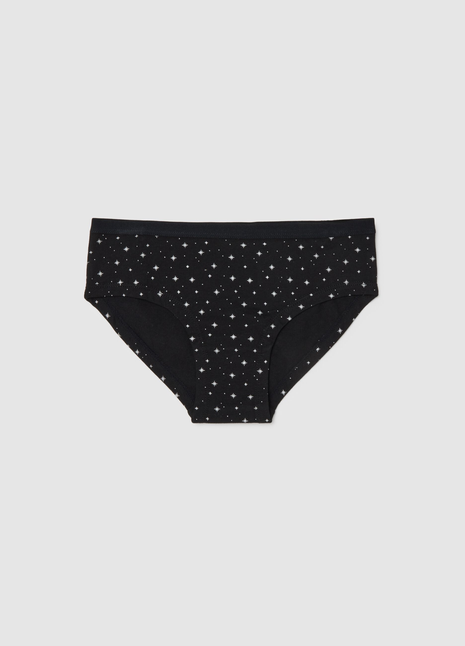 Stretch Cotton Girl's Briefs