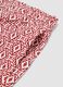Red swim shorts with geometric print_5