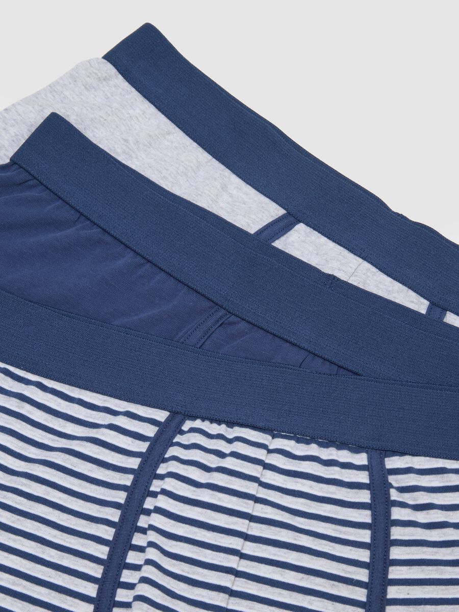 Tripack multicolour stretch cotton boxer shorts regular fit_5