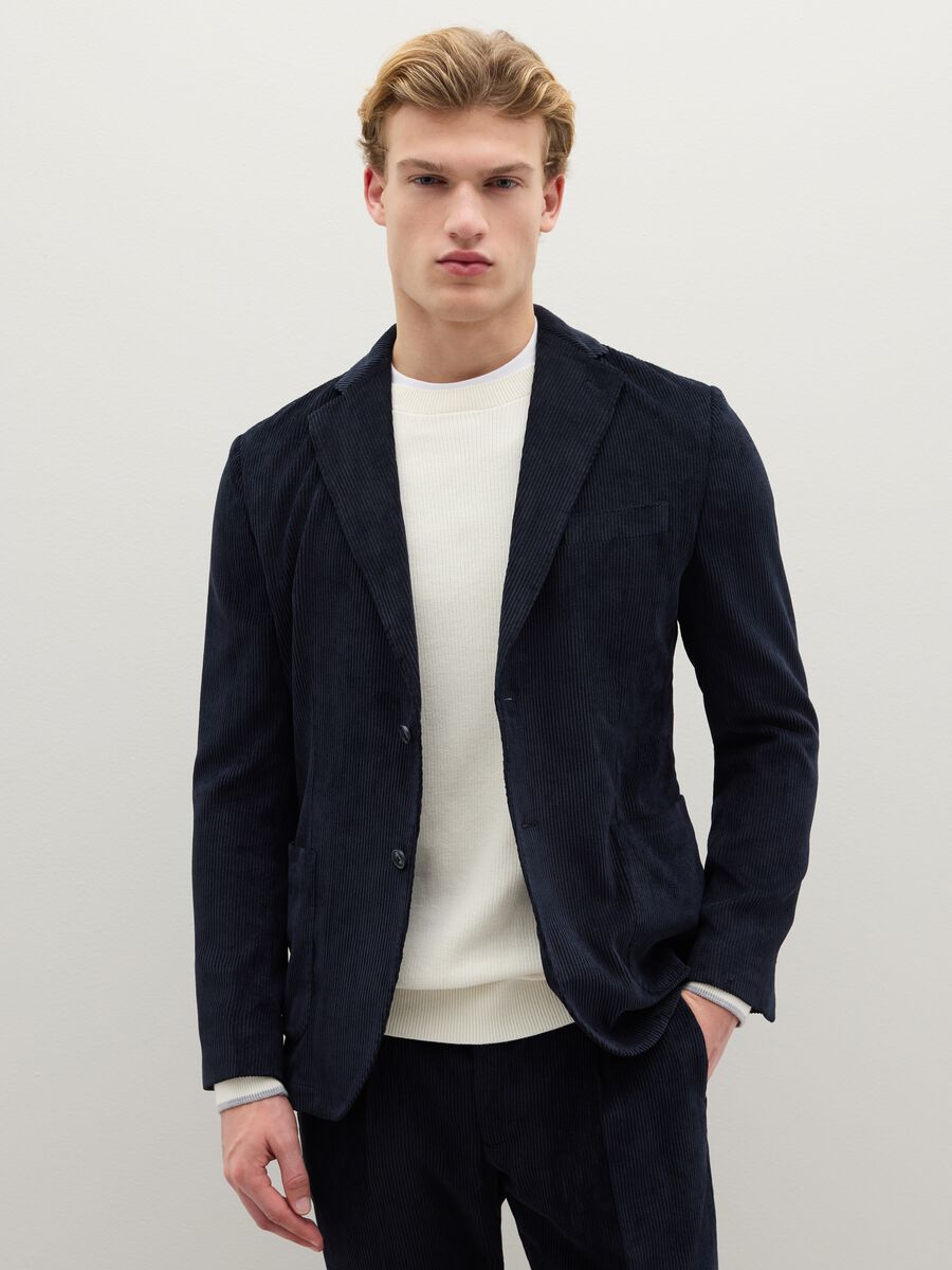 Black Corduroy Blazer_1