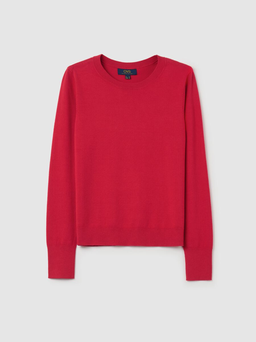 Top with round neck and long sleeves_4