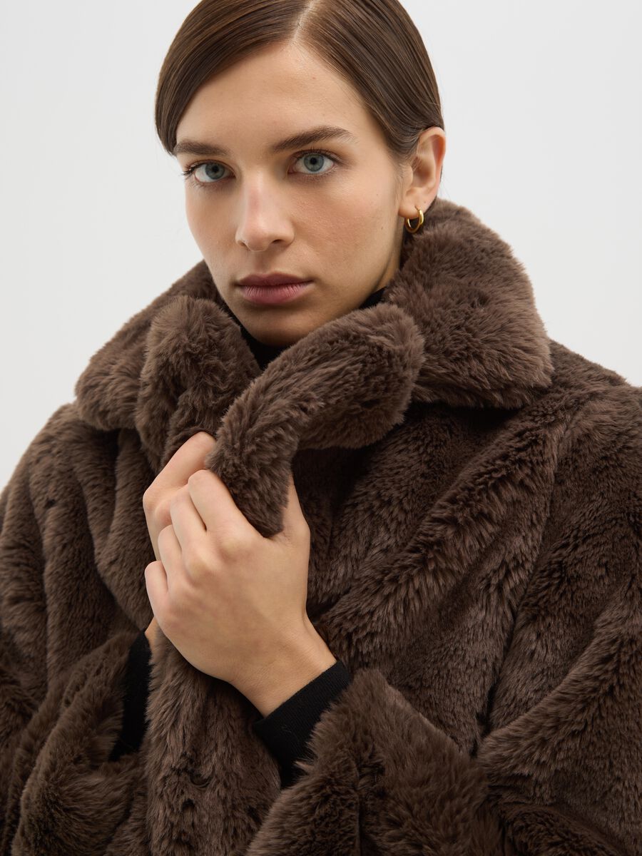 Brown heavy jacket regular fit_0