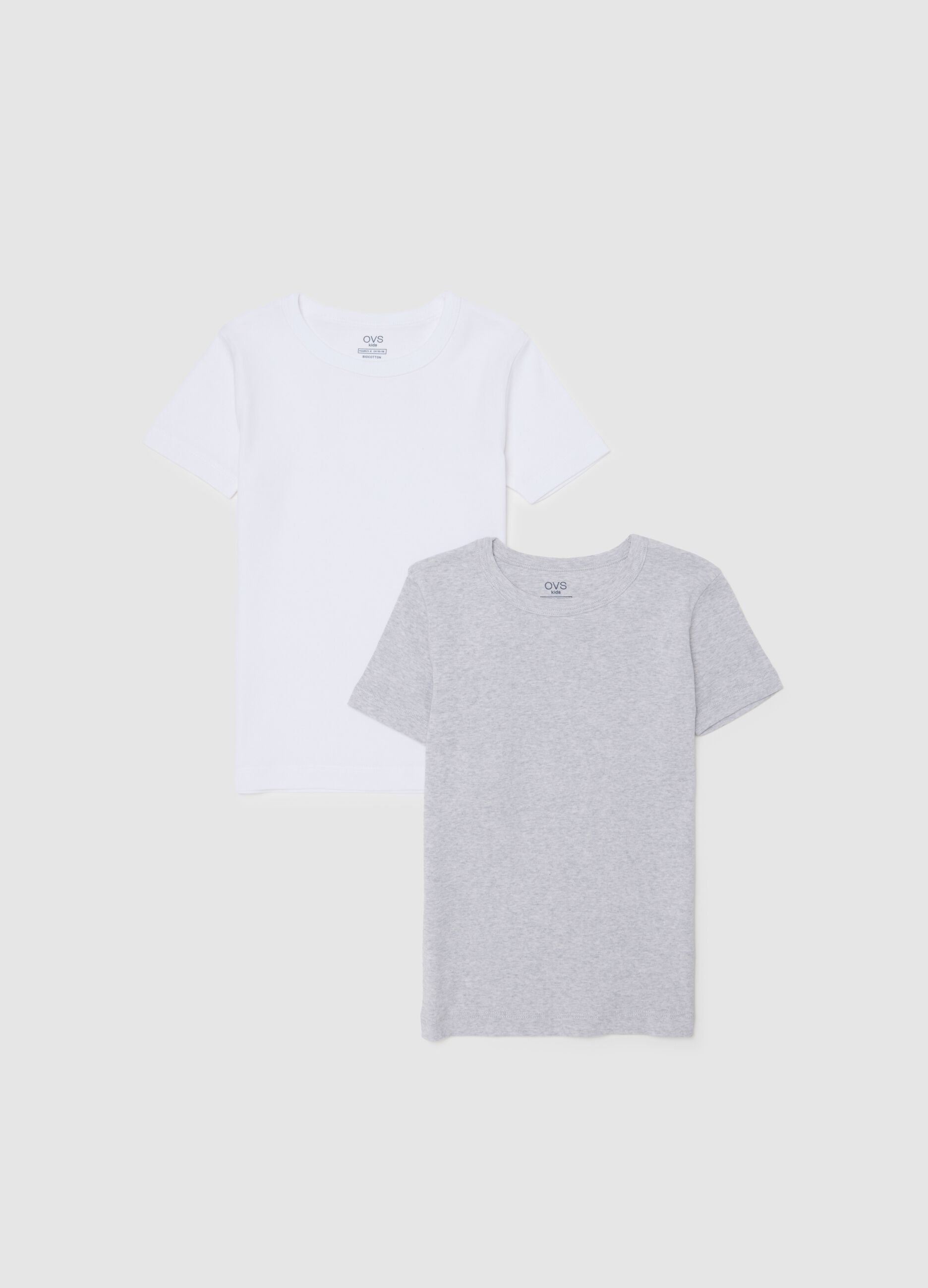 Children's Multicolour Pure Cotton Regular Fit Twin Pack T-shirts