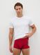 Red Christmas boxers in pure cotton with regular fit and print_0