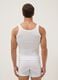 White pure cotton vest regular fit_2