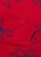 Girls' red pure cotton sweatshirt regular fit_3
