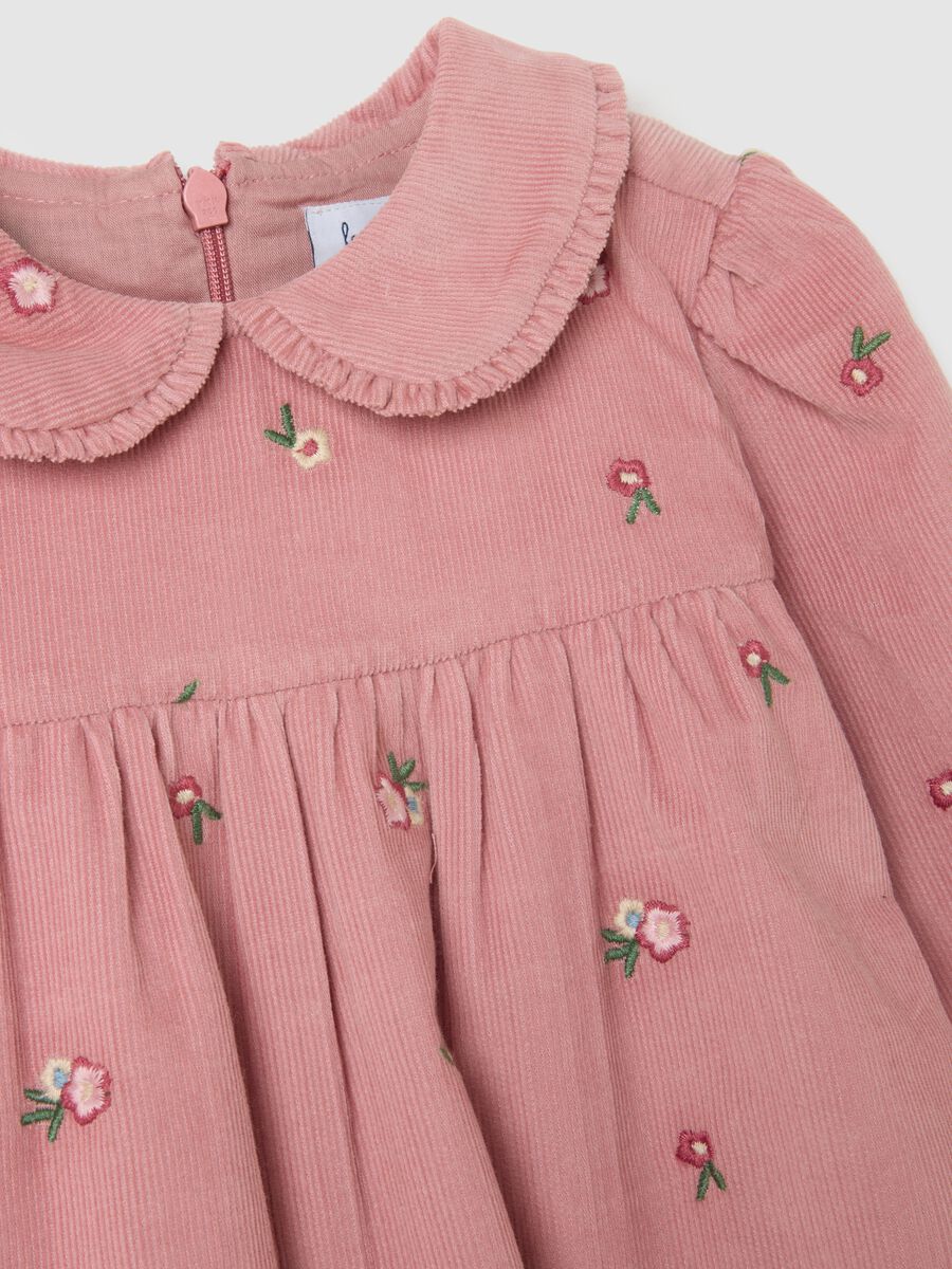Abito da bimba in puro cotone rosa regular fit_2