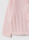 Baby girl's pink pure cotton cardigan regular fit_2