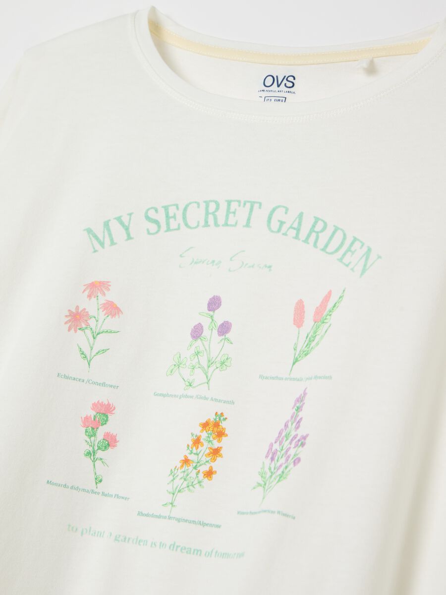 Long pyjamas with drawstring and flowers print_5