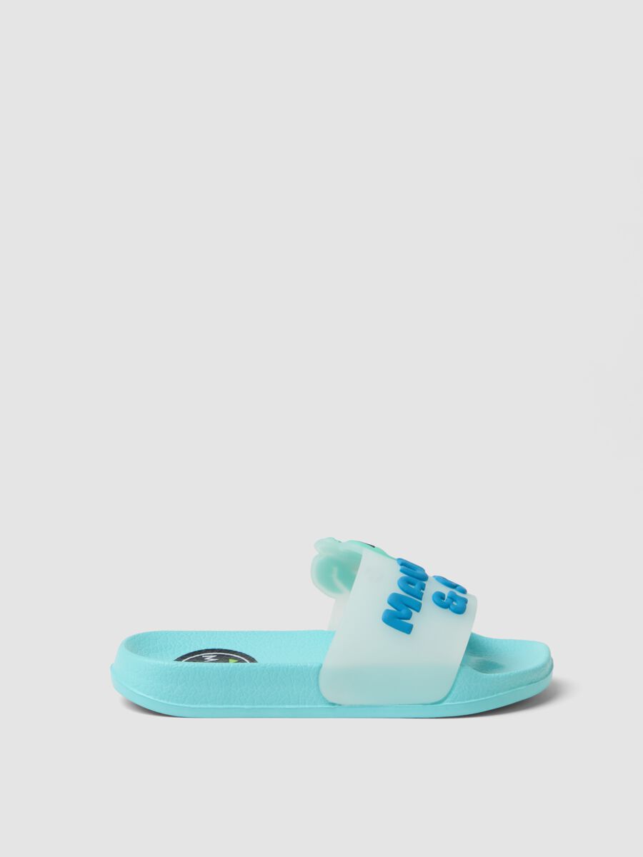 Kids' Blue Sandals with Summer Decorations_0