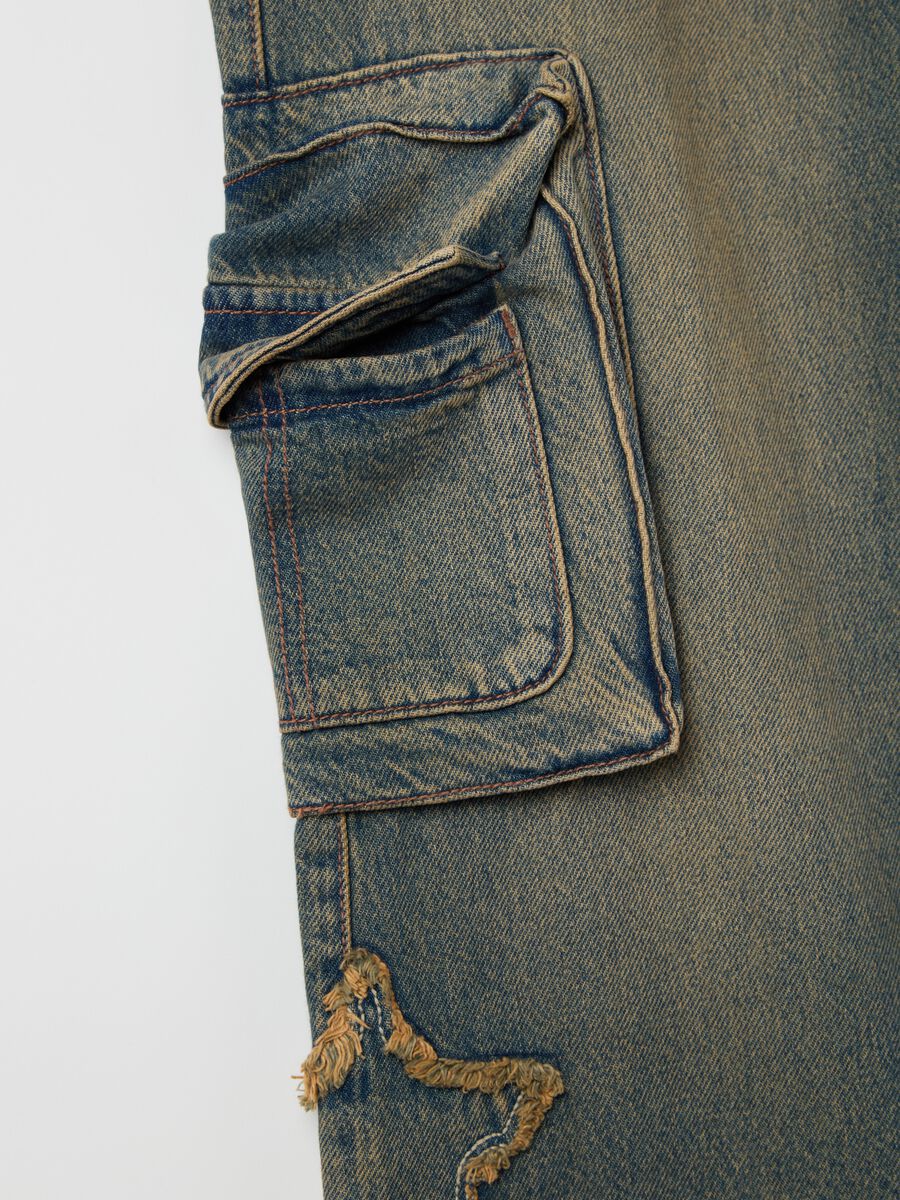 Cargo jeans with stars application_5